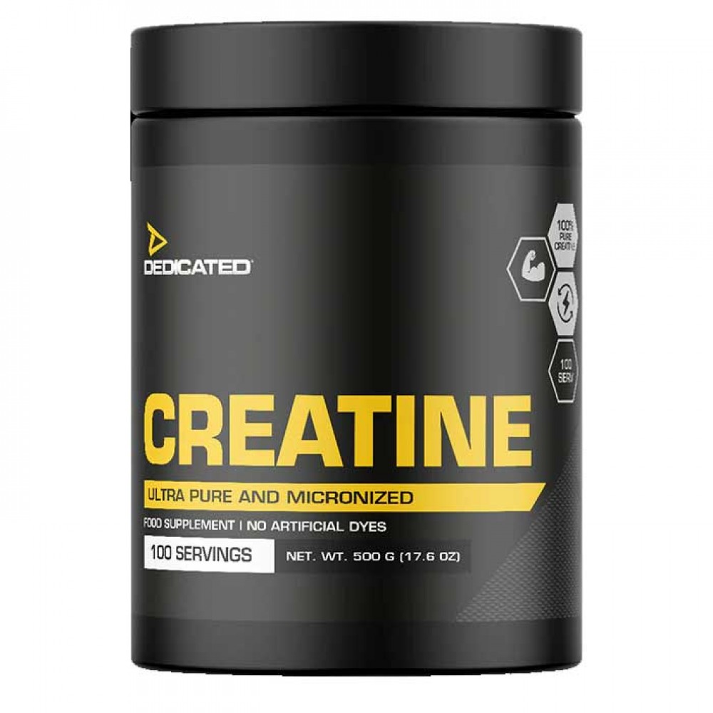 Pure Micronized Creatine Monohydrate 500g - Dedicated Nutrition