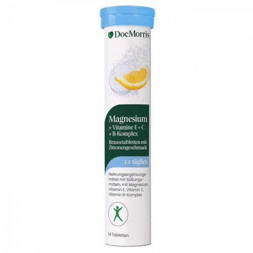 Magnesium + Vitamins E+C+B Complex 14 αναβράζοντα - DocMorris Magnesium + Vitamins E+C+B Complex 14 αναβράζοντα - DocMorris