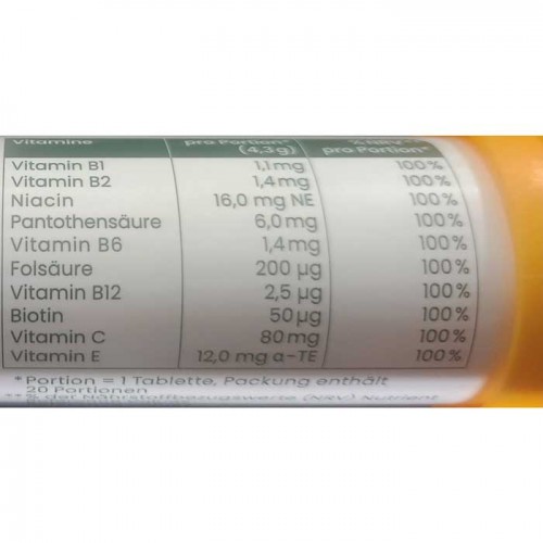 Multi-Vitamin 20 αναβράζοντα tabs  Πορτοκάλι - DocMorris