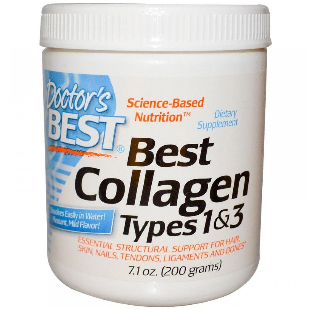 Best Collagen Types 1 & 3 Powder 200γρ - Doctors Best / Κολλαγόνο