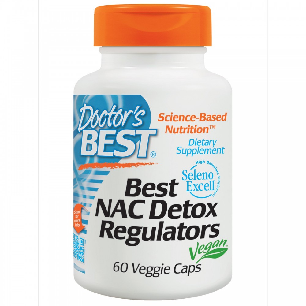 NAC Detox Regulators 60 φυτοκάψουλες - Doctors Best / Ειδικά Συμπληρώματα