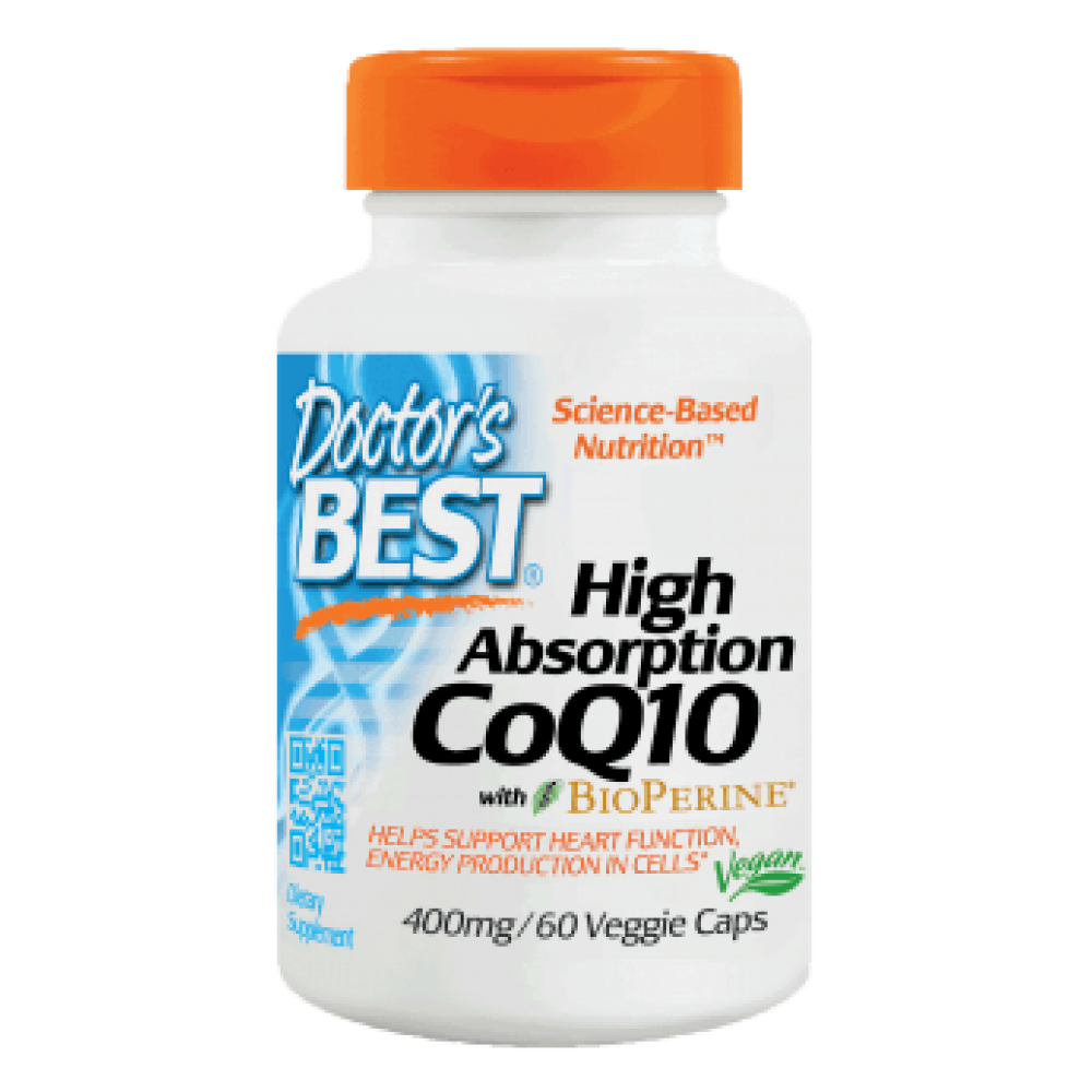 Co Q10 400mg 60 φυτοκάψουλες - Doctors Best / Συνένζυμα Q10