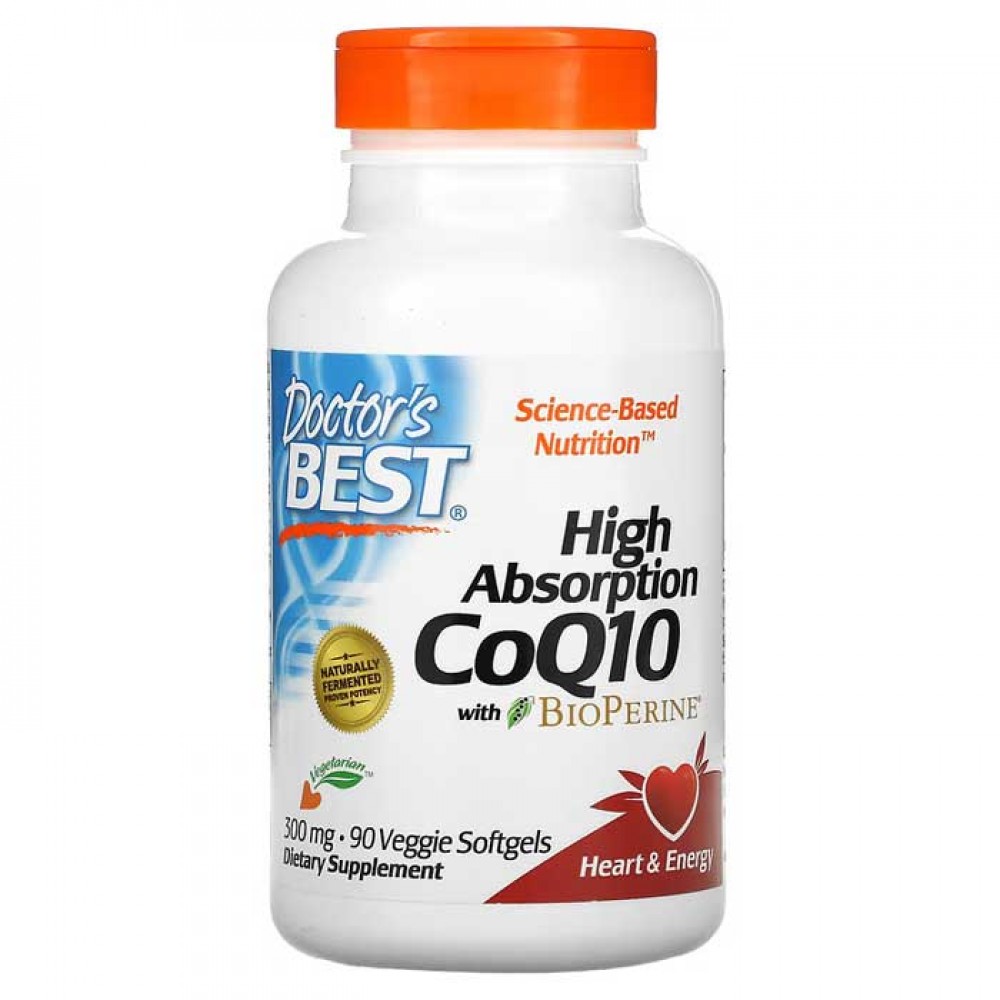 CoQ10 300mg Bioperine 90 vcaps - Doctors Best / Συνένζυμα Q10