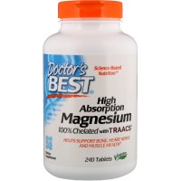 High Absorption Magnesium Glycinate 100% Chelate 240 ταμπλέτες - Doctor's Best / Μαγνήσιο