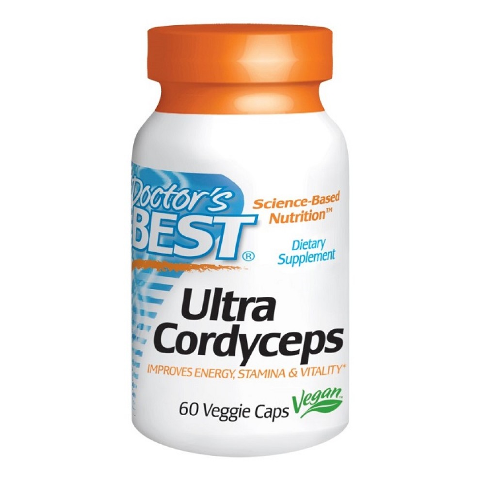 Ultra Cordyceps 750mg 60Vcaps - Doctors Best