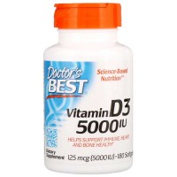 Vitamin D3 5000 IU 180 softgels - Doctor's Best
