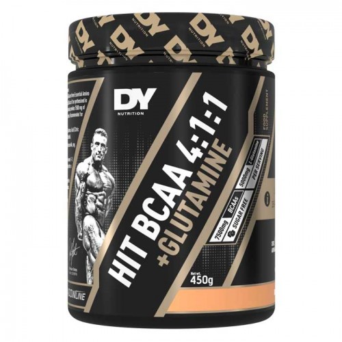HIT BCAA 4:1:1 +Glutamine 450 gr - Dorian Yates HIT BCAA 4:1:1 +Glutamine 450 gr - Dorian Yates