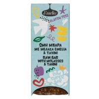 Ωμή μπάρα με Μελάσα και Ταχίνι 45gr - Emelia