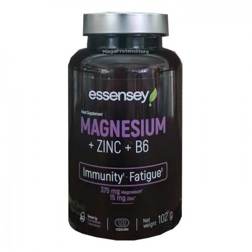 Magnesium + Zinc + B6 90 caps - Essensey Magnesium + Zinc + B6 90 caps - Essensey