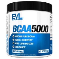 BCAA5000 Unflavored 300g (60 μερίδες) - EVLution Nutrition