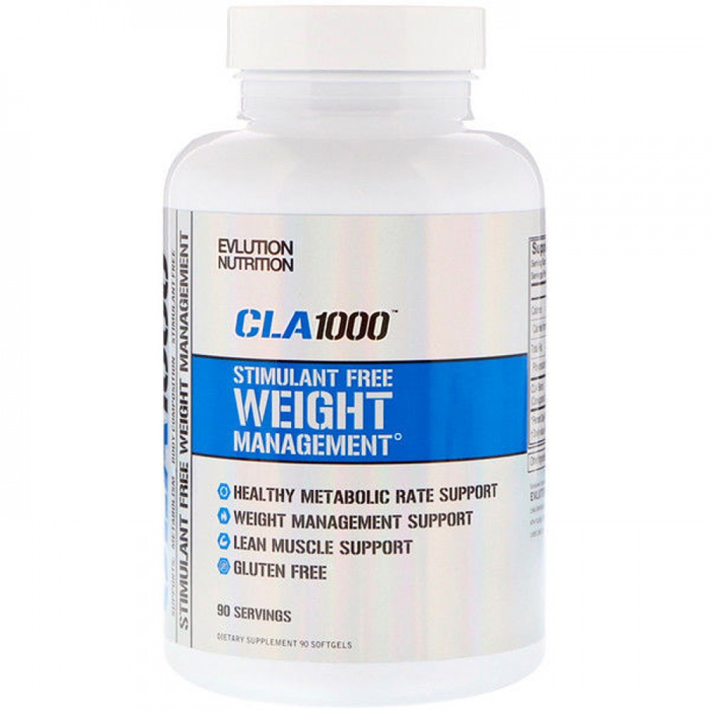 CLA 1000 Stimulant Free 90 softgels - EVLution Nutrition