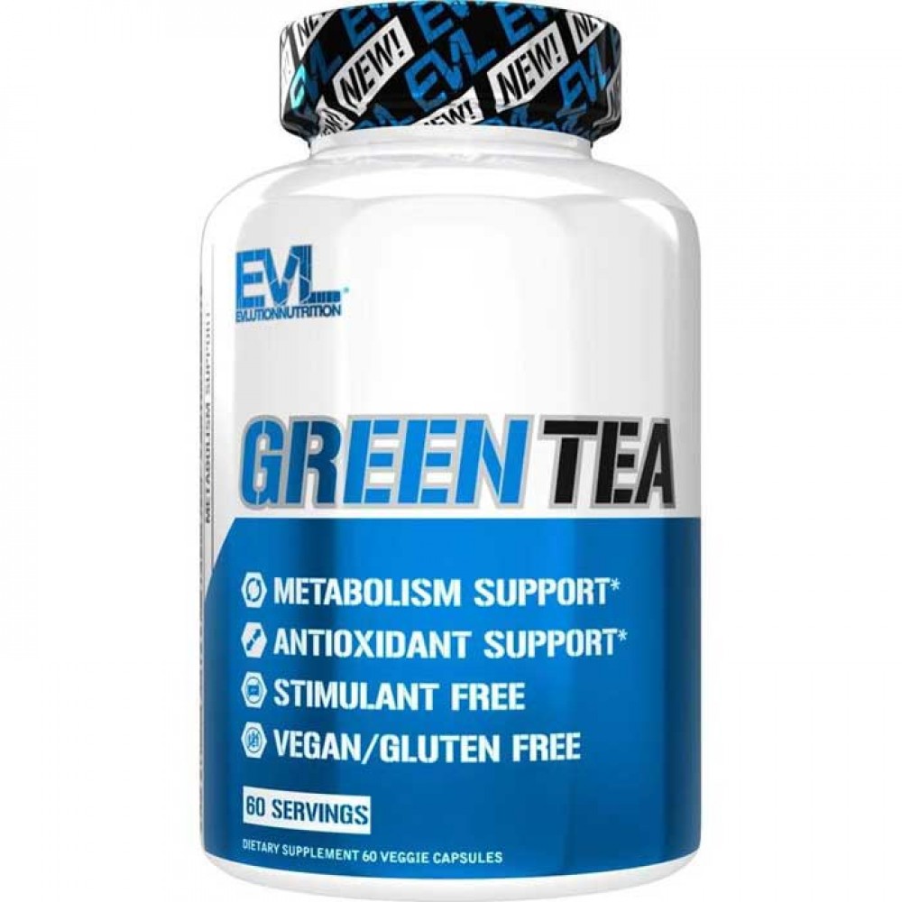 Green Tea Leaf Extract 60 caps - EVLution Nutrition