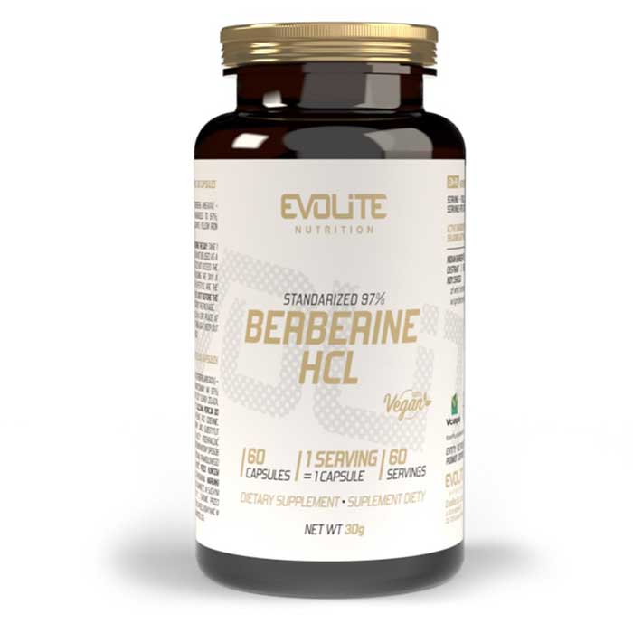 Berberine HCL 400mg 60 caps - Evolite