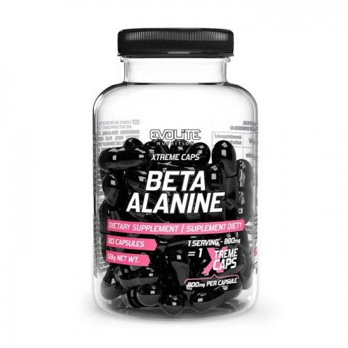 Beta Alanine 800mg Xtreme 60 caps - Evolite Beta Alanine 800mg Xtreme 60 caps - Evolite
