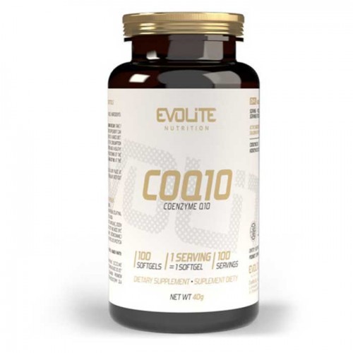 Coenzyme Q10 100 softgels - Evolite Nutrition Coenzyme Q10 100 softgels - Evolite Nutrition