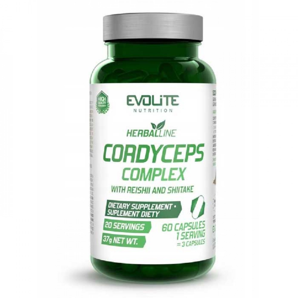 Cordyceps Complex Reishi Shiitake 60 caps - Evolite