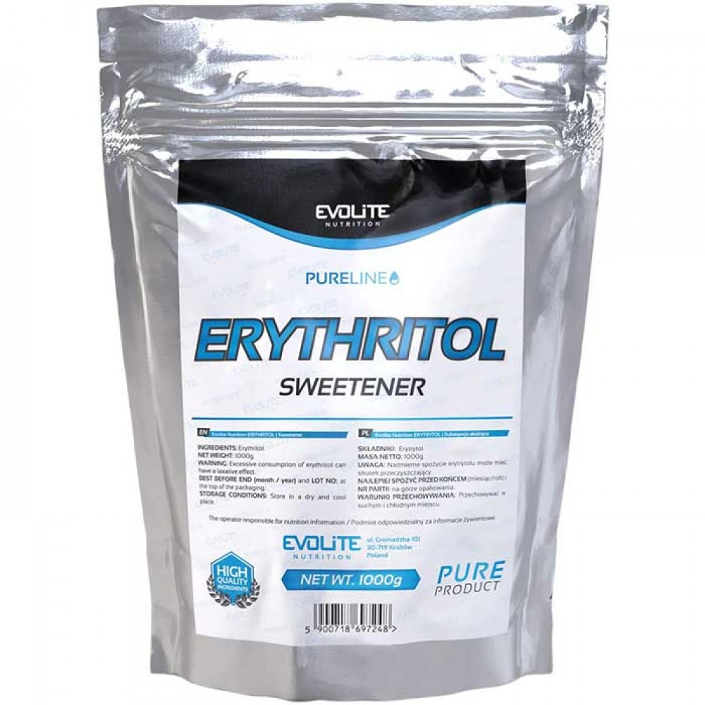 Erythritol 1kg - Evolite / Ερυθριτόλη Υποκατάστατο ζάχαρης