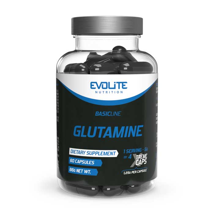 L-glutamine 1250mg Xtreme 60 caps - Evolite