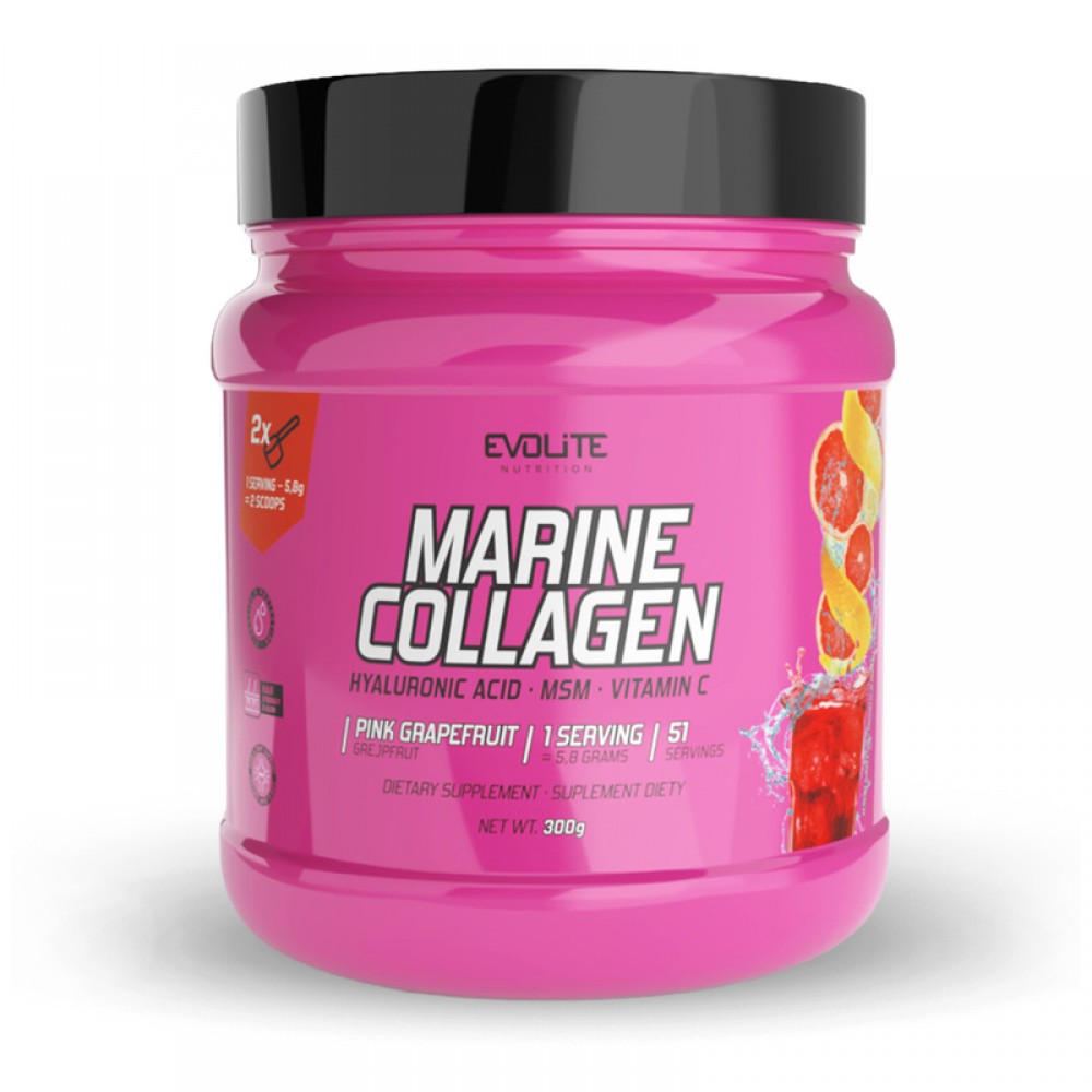 Marine Collagen Peptides 300g - Evolite - Pink Grapefruit
