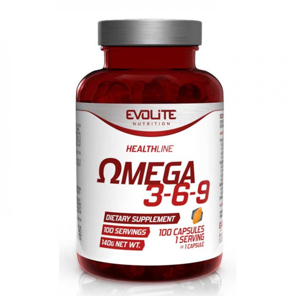 Omega 3-6-9 100 caps - Evolite - Ωμέγα Λιπαρά Οξέα