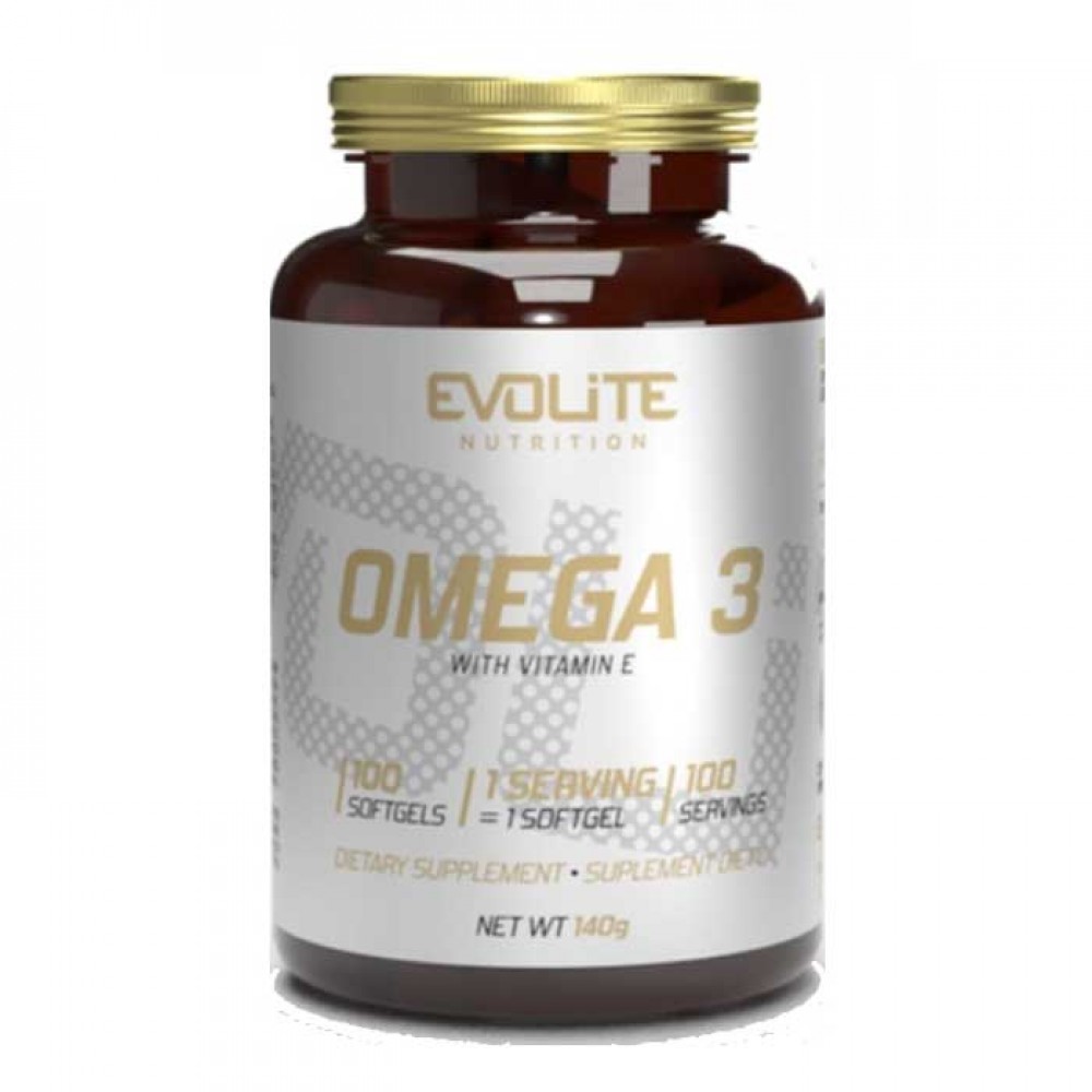 Omega 3 1000mg 100 softgels - Evolite - Ωμέγα 3 Λιπαρά Οξέα