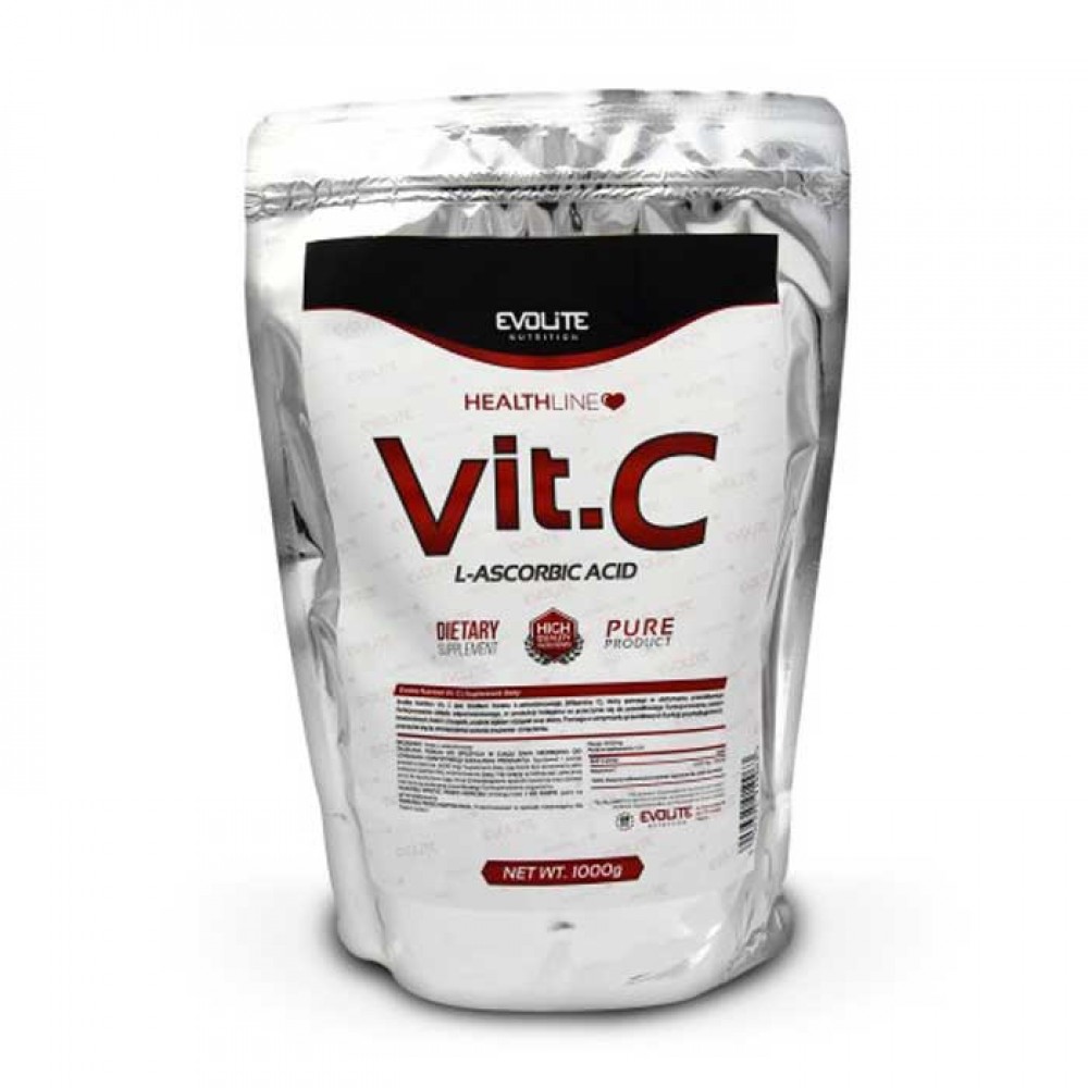Vitamin C L-Ascorbic Acid 1000gr - Evolite / Βιταμίνη C Σκόνη