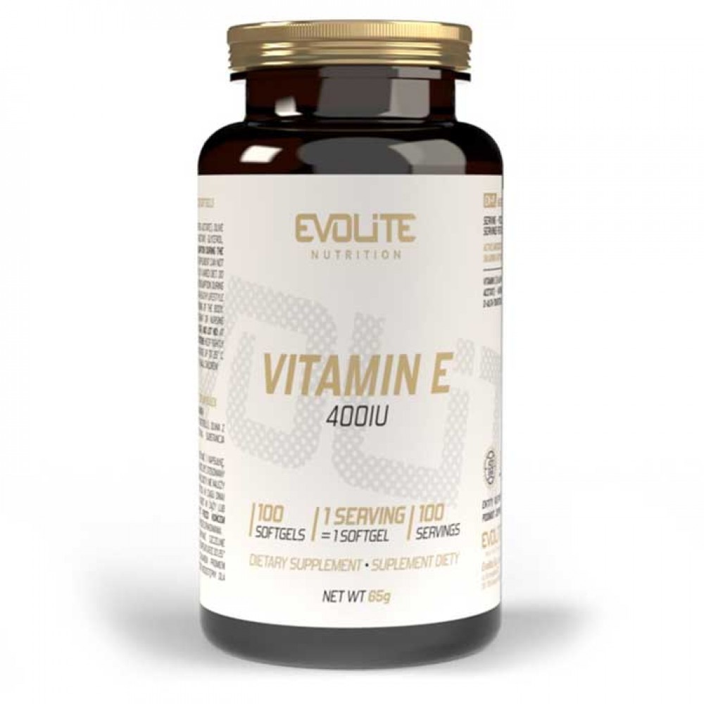 Vitamin E 400IU 100 softgels - Evolite Nutrition