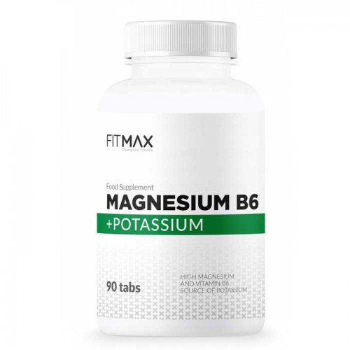 Magnesium B6 + Potassium 90 tabs - Fitmax Magnesium B6 + Potassium 90 tabs - Fitmax
