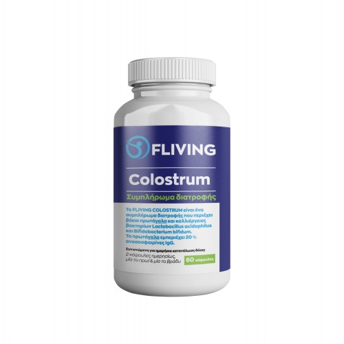 Colostrum 500mg & Probiotic 60 caps - Fliving Colostrum 500mg & Probiotic 60 caps - Fliving