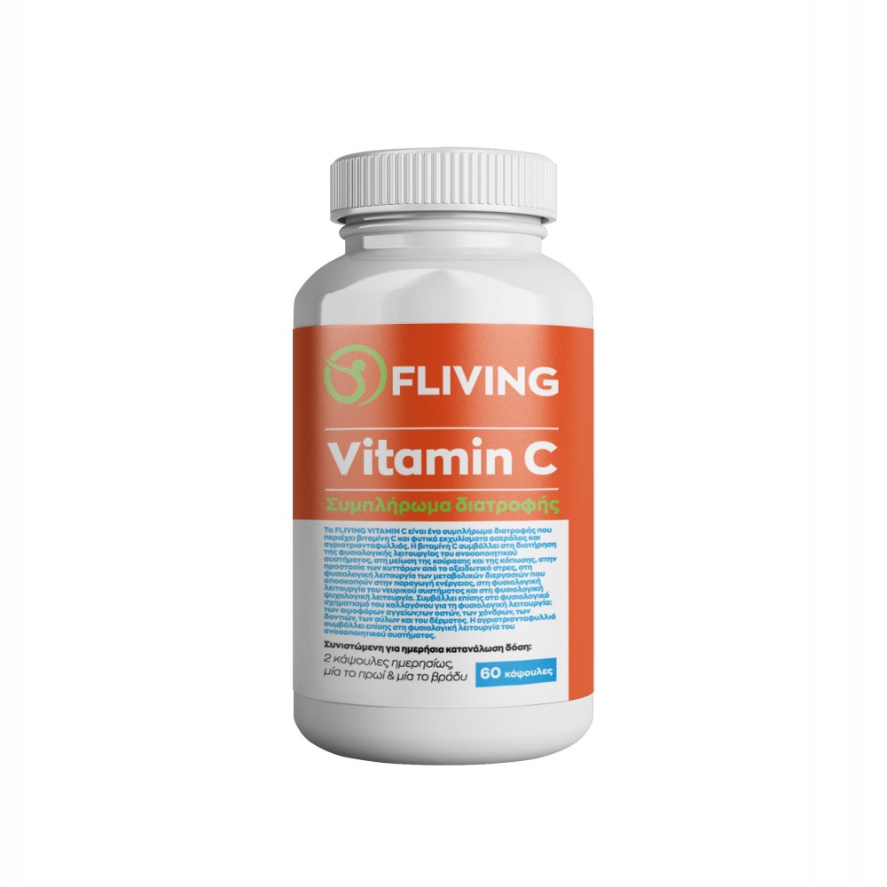 Vitamin C 500mg with Alpha Lipoic 60 caps - Fliving