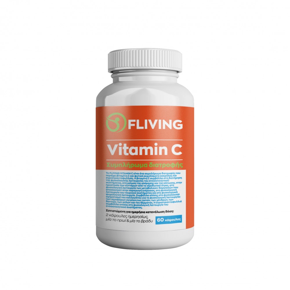 Vitamin C 500mg with Alpha Lipoic 60 caps - Fliving