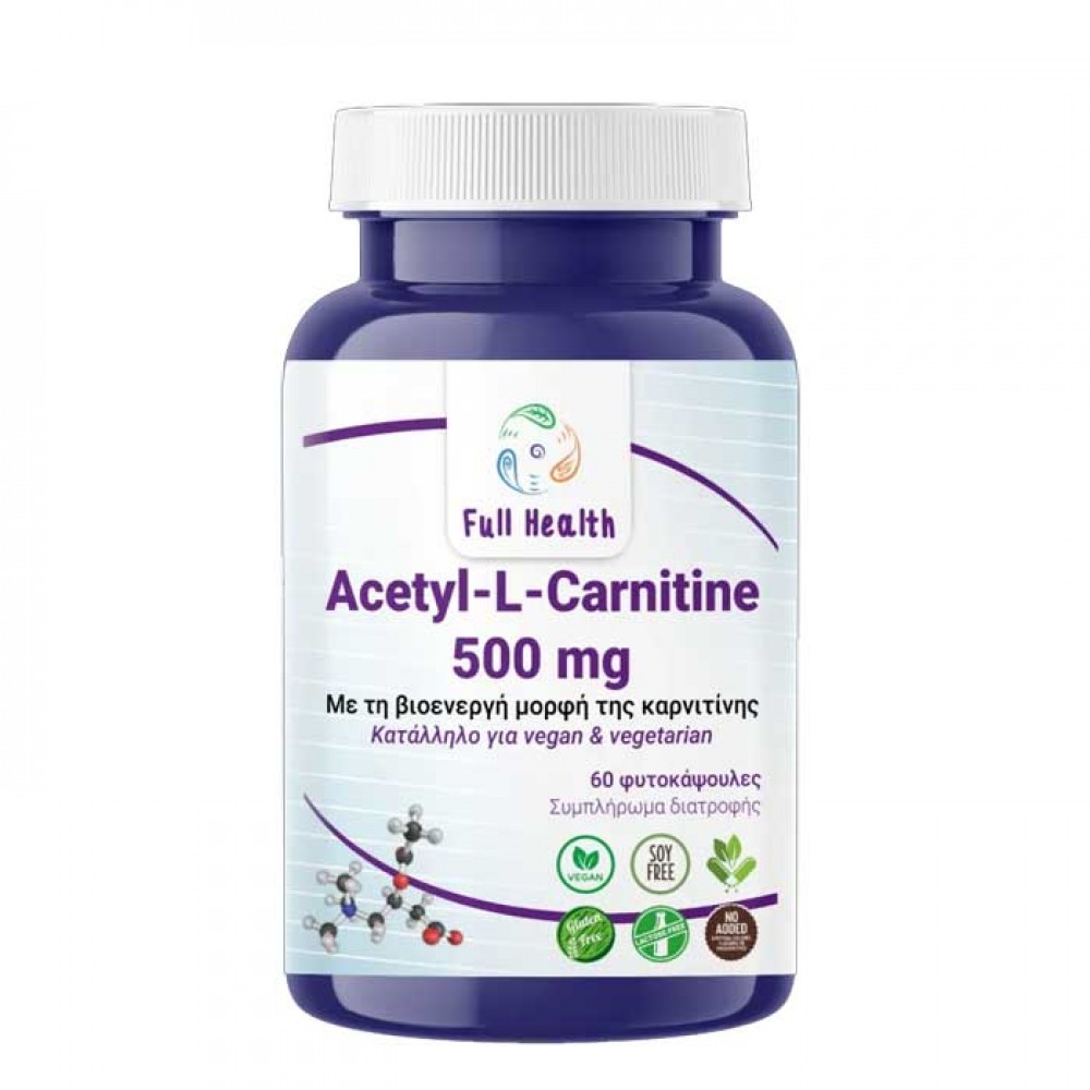 Acetyl L Carnitine 500Mg 60 caps - Full Health