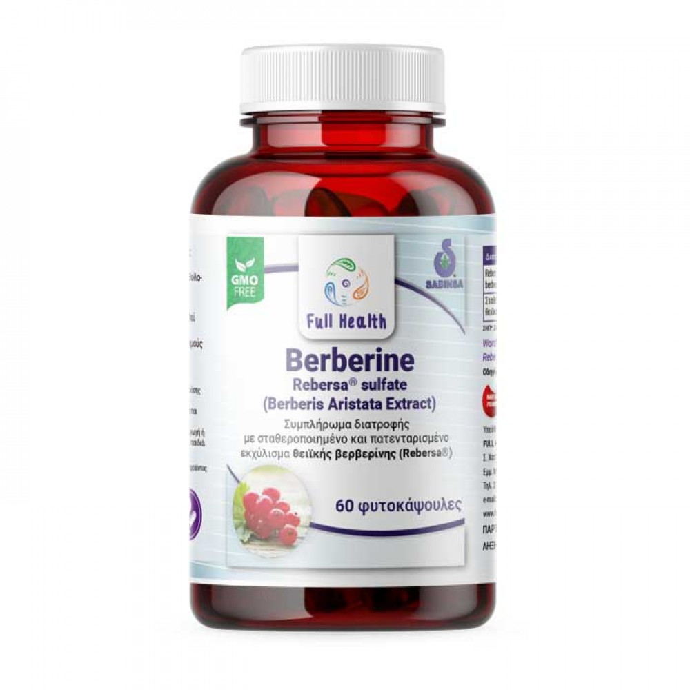 Berberine 400 mg 60 Vcaps - Full Health