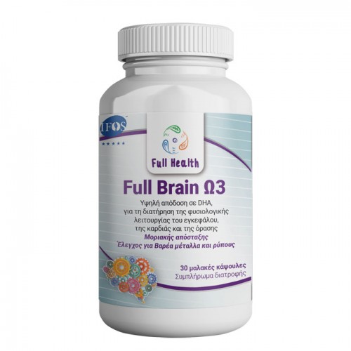 Full Brain Ω3 1000mg 30 caps - Full Health / omega-3 Full Brain Ω3 1000mg 30 caps - Full Health / omega-3
