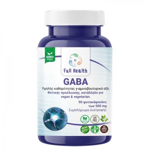 Gaba 500mg 90 caps - Full Health Gaba 500mg 90 caps - Full Health
