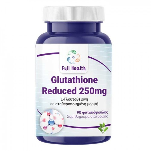 Glutathione Reduced 250mg 90 vcaps - Full Health 