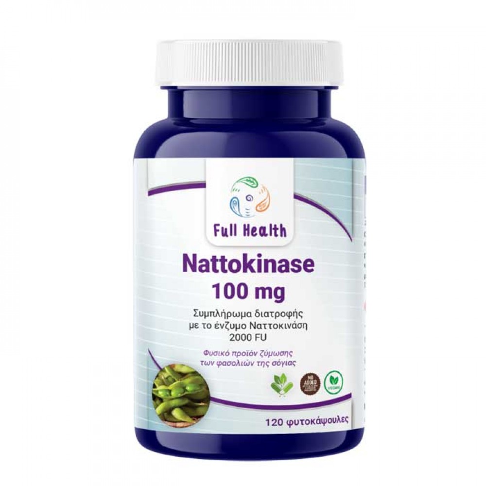 Nattokinase 100mg 120 vcaps - Full Health