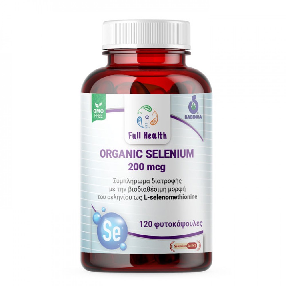 Organic Selenium 200 mcg 120 vcaps - Full Health