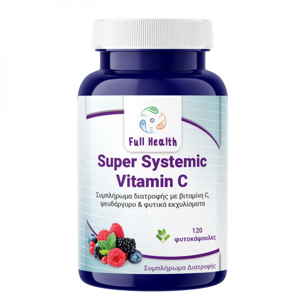 Super Systemic Vitamin C 120 vcaps - Full Health