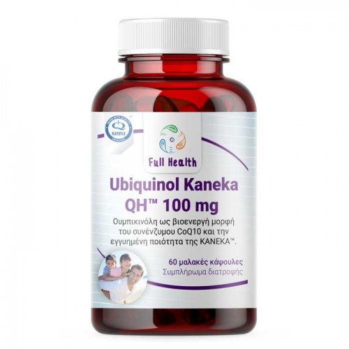 Ubiquinol Kaneka QH 100mg 60 caps - Full Health  Ubiquinol Kaneka QH 100mg 60 caps - Full Health