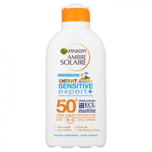 Enfant Sensitive Expert 50 spf Suncare Cream 200ml - Garnier Ambre Solaire Enfant Sensitive Expert 50 spf Suncare Cream 200ml - Garnier Ambre Solaire