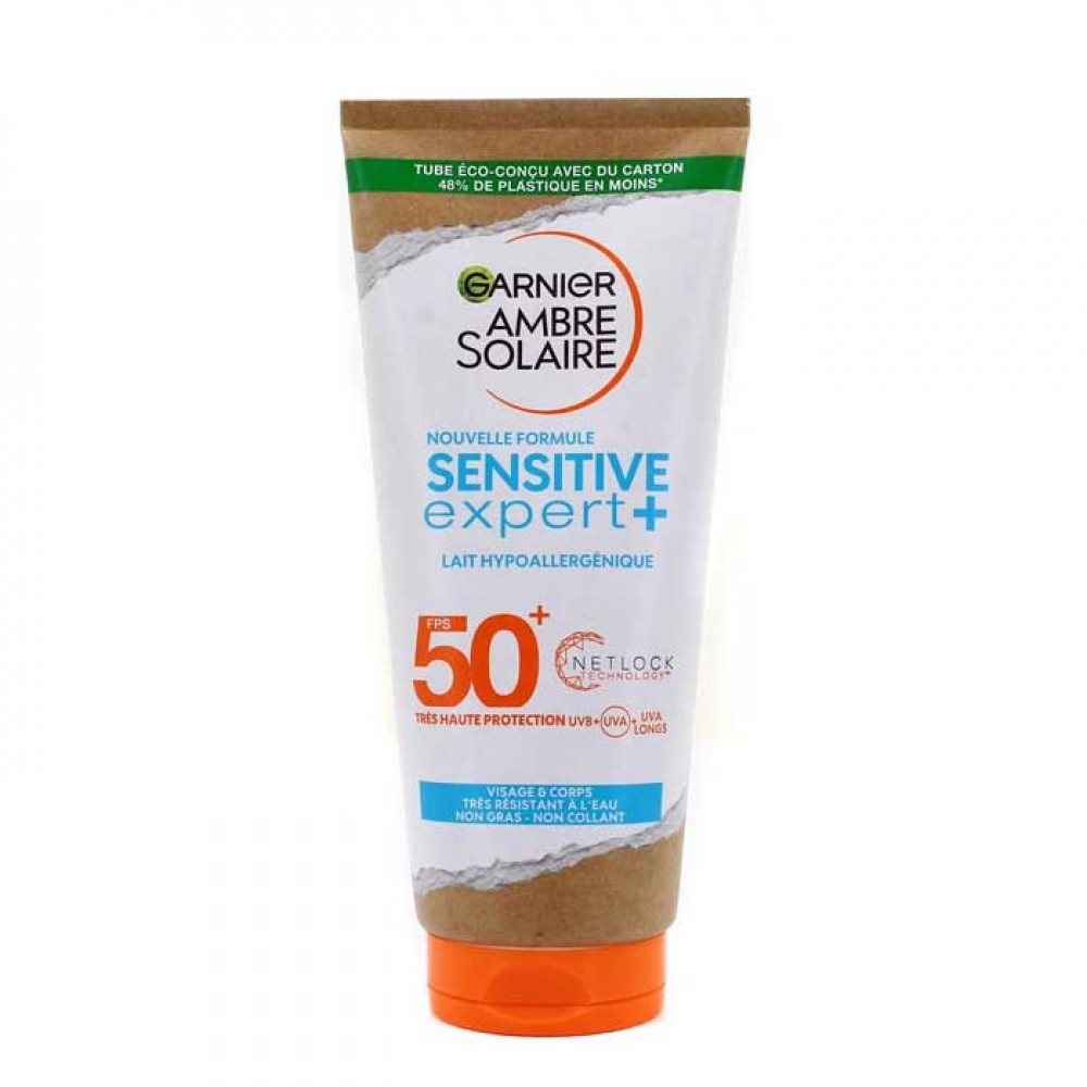 Sensitive Expert 50+ spf 200 ml - Garnier Ambre Solaire