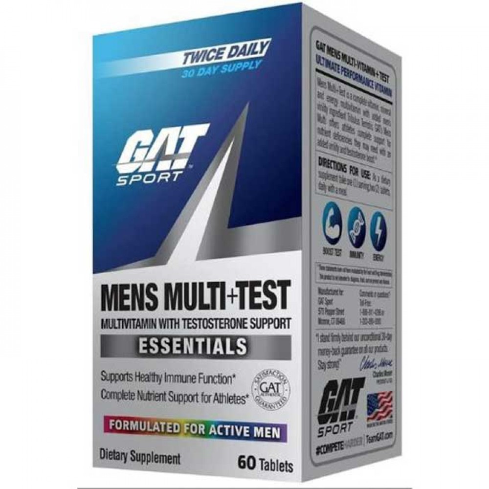 Men's Multi + Test 60 tabs - GAT Sport
