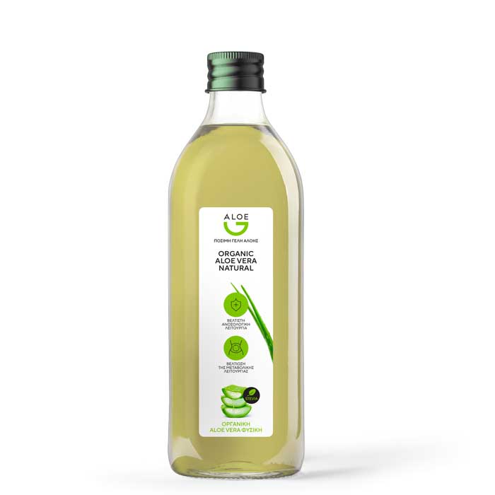 Genomed Aloe G 100% Natural  Πόσιμο Gel Αλόης Με Στέβια 1000ml