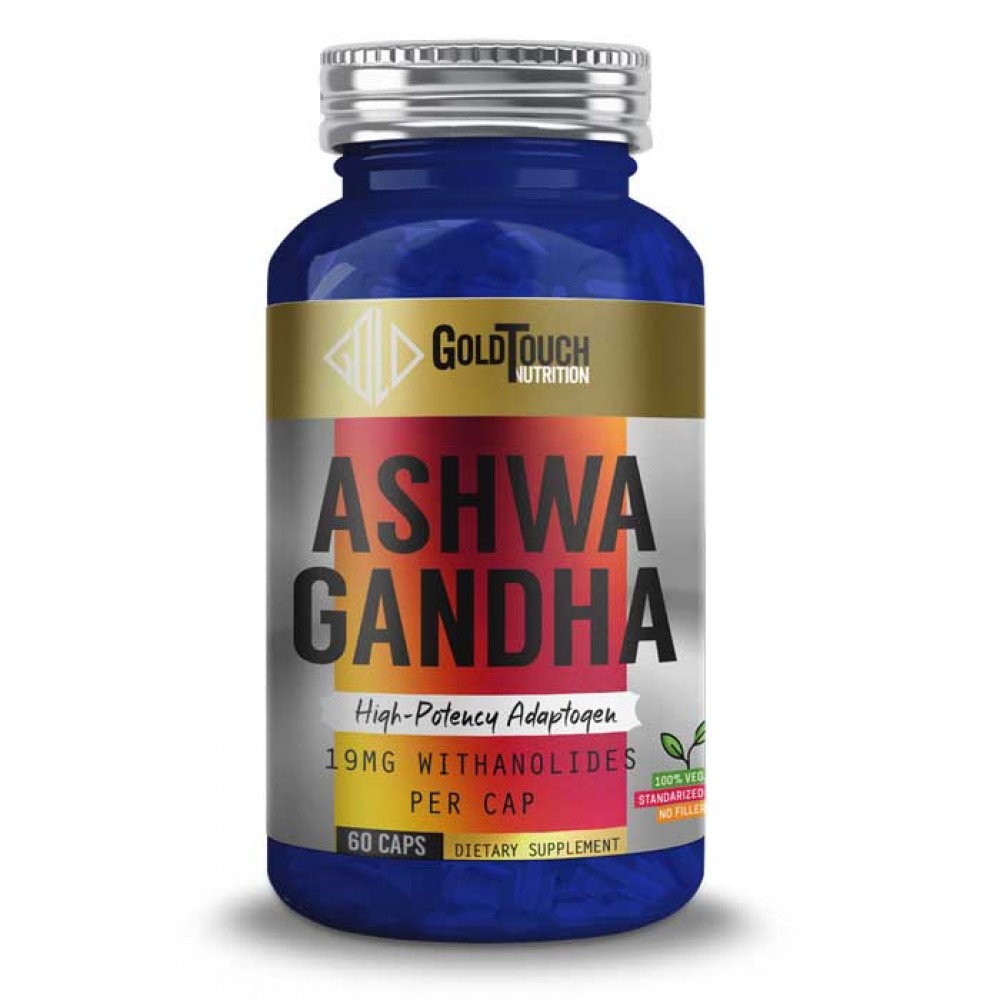 Ashwagandha 60 caps - Gold Touch Nutrition Ashwagandha 60 caps - Gold Touch Nutrition
