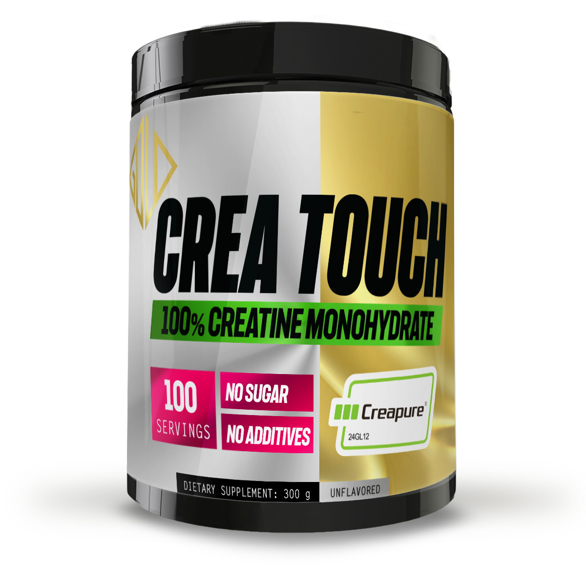 Crea Touch 100% Creatine Monohydrate Creapure 300gr - GoldTouch Nutrition