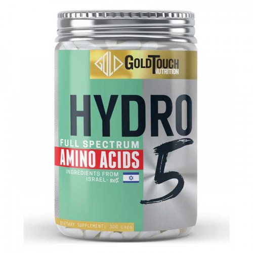 Hydro 5 Amino Acids 300caps - GoldTouch Nutrition Hydro 5 Amino Acids 300caps - GoldTouch Nutrition