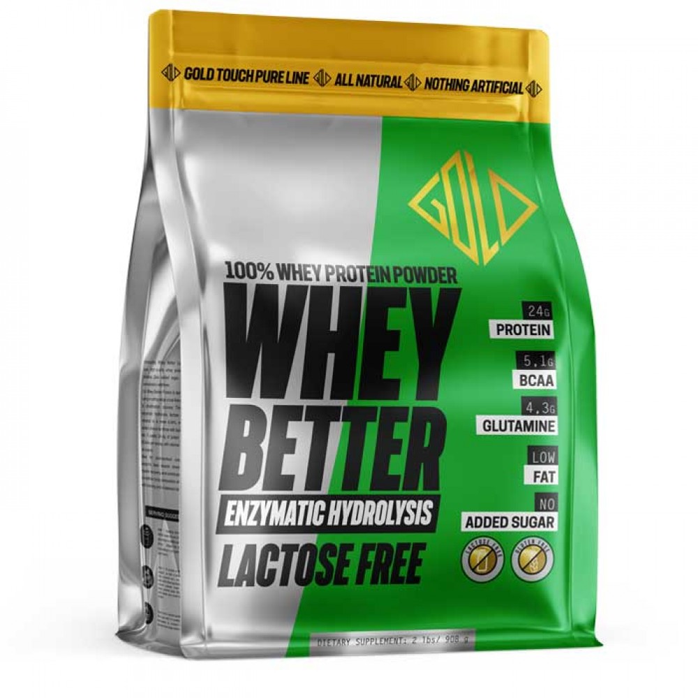 Whey Better HydroProtein 80% Lactose Free 908g - GoldTouch Nutrition