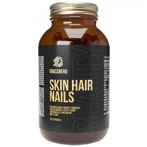 Skin Hair Nails 120 caps - Grassberg Skin Hair Nails 120 caps - Grassberg