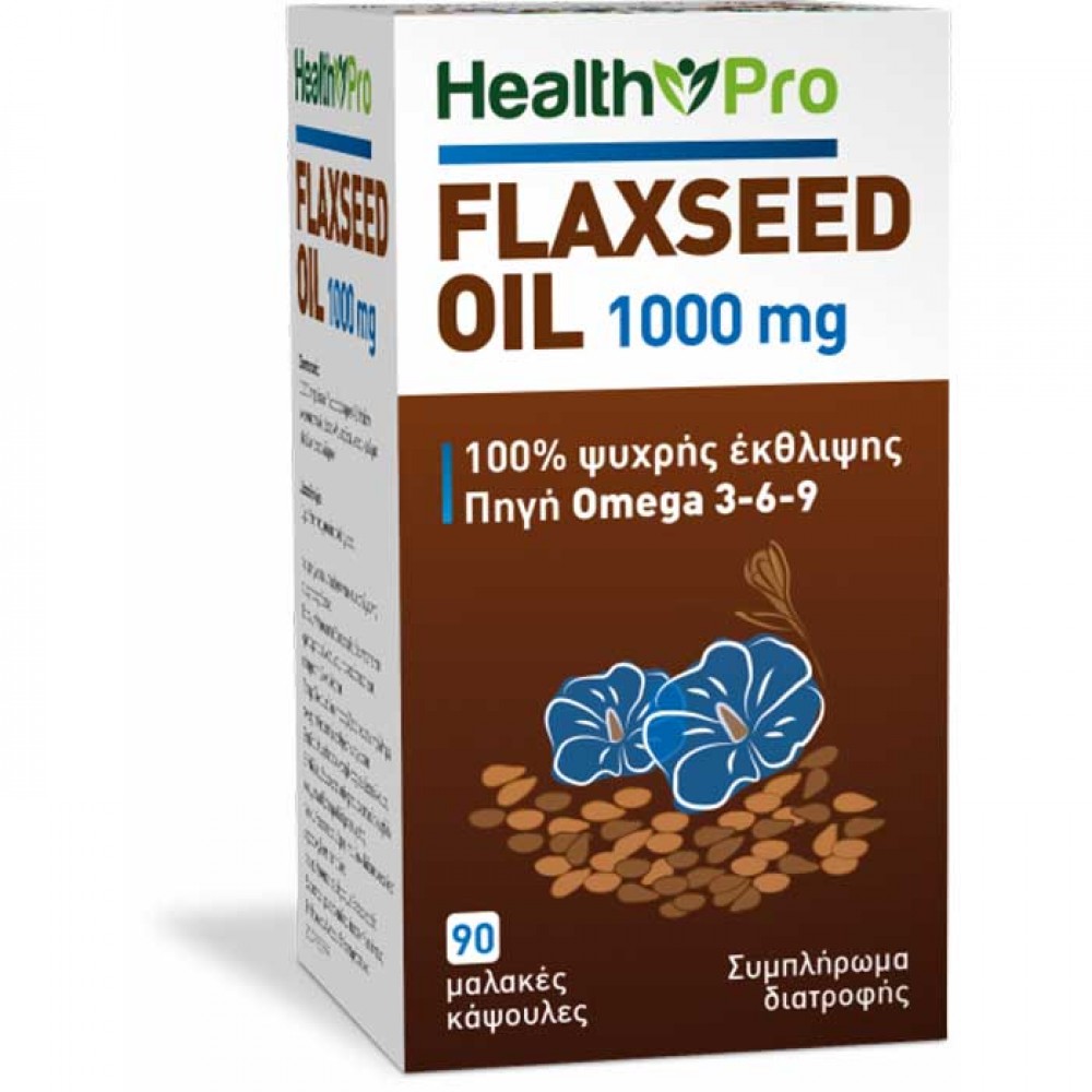 Flaxseed Oil 90 µαλακές κάψουλες - Health Pro